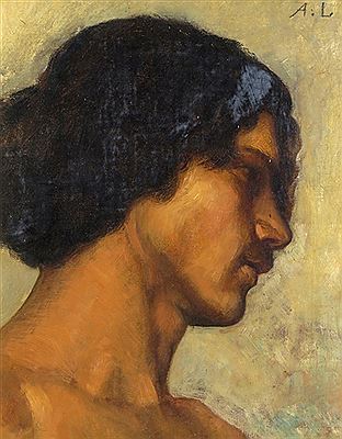 Head study of a man
