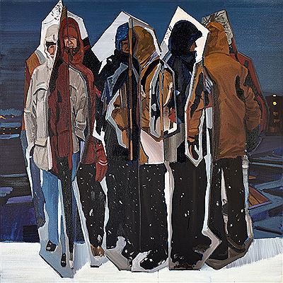Nocní hlídka by Jakub Tomas - Auction record, sale price, and art valuation. Compare with similar artists and explore comparable artworks.