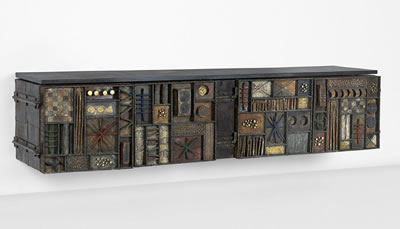 Important Sculpture Front cabinet by Paul Evans Jr - Auction record, sale price, and art valuation. Compare with similar artists and explore comparable artworks.