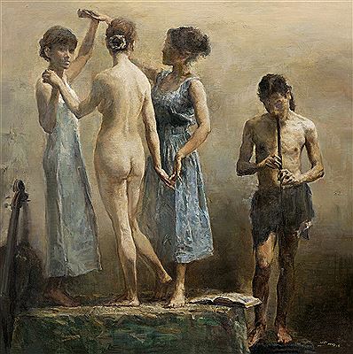 Sample artwork by Xiaodong Cui (Born 1953), known for painting - View similar artists and auction records