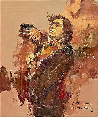Sample artwork by Tzu-Chiang Pen (Born 1960), known for paintings; opera figures, symphonies, ballets, scenery - View similar artists and auction records