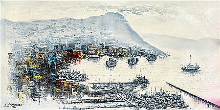 Harbor by Chaur-Sen Pan - Auction record, sale price, and art valuation. Compare with similar artists and explore comparable artworks.