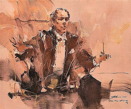 Orchestras Conductor by Tzu-Chiang Pen - Auction record, sale price, and art valuation. Compare with similar artists and explore comparable artworks.