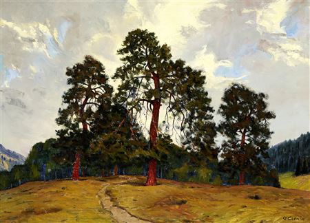 Jura - les trois vieux sapins by Otto Clenin - Auction record, sale price, and art valuation. Compare with similar artists and explore comparable artworks.