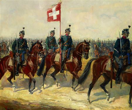 Defilée - Schweizer Militär