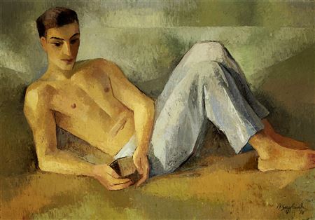 Männerhalbakt by Arne Siegfried - Auction record, sale price, and art valuation. Compare with similar artists and explore comparable artworks.