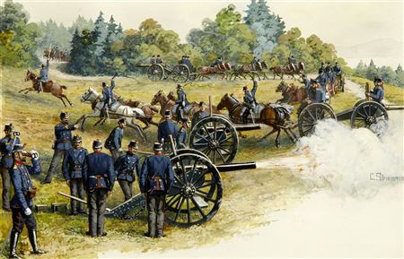 Schweizer Artillerie by Conrad Steinmann - Auction record, sale price, and art valuation. Compare with similar artists and explore comparable artworks.