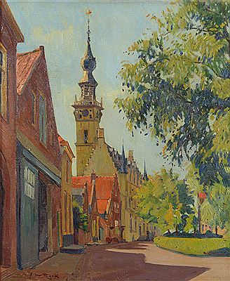 View of the City Hall of Veere