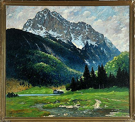 "Hütte im Gebirge" by Ludwig Von Senger - Auction record, sale price, and art valuation. Compare with similar artists and explore comparable artworks.