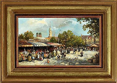 München - Viktualienmarkt by Otto Kock - Auction record, sale price, and art valuation. Compare with similar artists and explore comparable artworks.