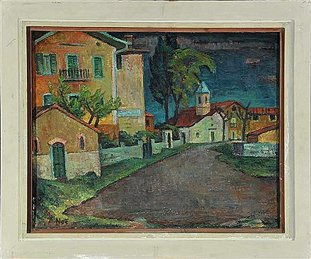 Blick in eine Dorfstrasse