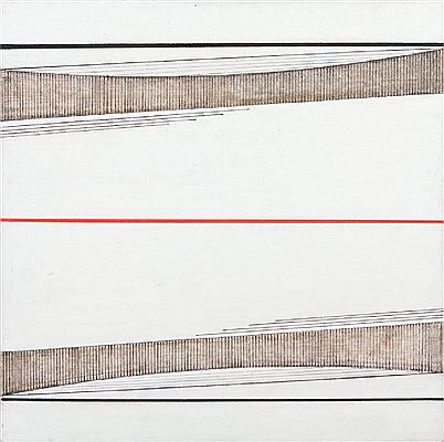 Linea rossa N.2 1966 by Bice Lazzari - Auction record, sale price, and art valuation. Compare with similar artists and explore comparable artworks.