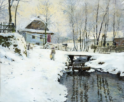 V zime na potoce by Oldrich Hlavsa - Auction record, sale price, and art valuation. Compare with similar artists and explore comparable artworks.