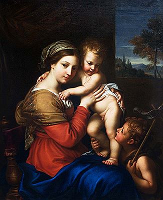 Madone à l’Enfant Jésus et Jean le Baptiste, 1651 by Pierre Mignard - Auction record, sale price, and art valuation. Compare with similar artists and explore comparable artworks.