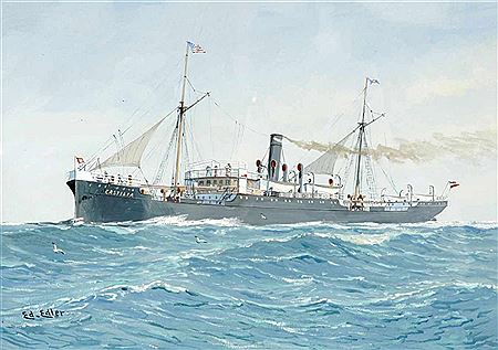 Frachtschiff Castilia