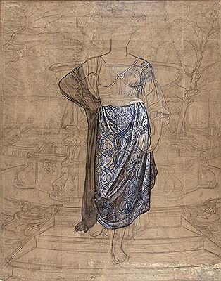Sample artwork by Adolfo De Carolis (1874 - 1928), known for painting, engraver, illustrator - View similar artists and auction records