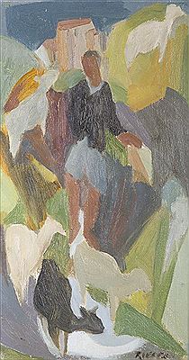 The Goat Herder by Elizabeth Rivers - Auction record, sale price, and art valuation. Compare with similar artists and explore comparable artworks.