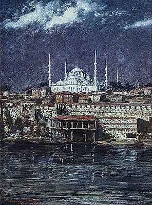 Moonlight at Istanbul