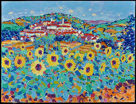 "SUNFLOWERS PROVENCE"