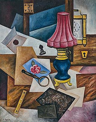 Sample artwork by Olga Rozanova (1886 - 1918), known for illustrator, painter, abstract - View similar artists and auction records