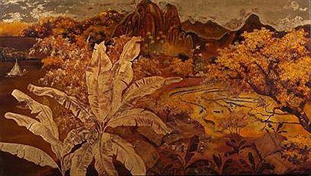 Paysage du Vietnam, circa 1950