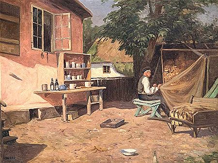 Sample artwork by Thuro Balzer (1882 - 1967), known for painting - View similar artists and auction records