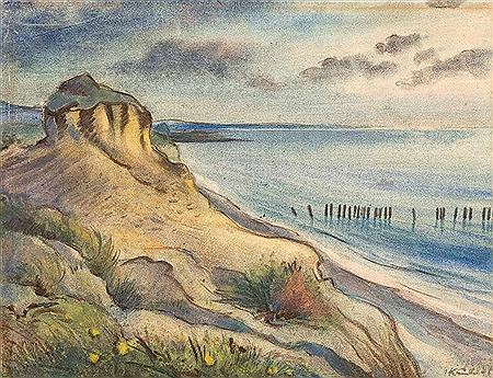 Hohes Ufer Ahrenshoop by Arnold Klunder - Auction record, sale price, and art valuation. Compare with similar artists and explore comparable artworks.