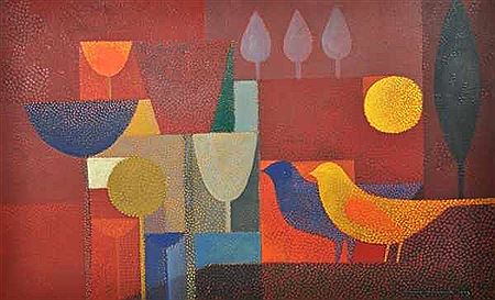 Vögel u. Blumen by Walter Matysiak - Auction record, sale price, and art valuation. Compare with similar artists and explore comparable artworks.
