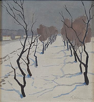 Sample artwork by Teodor Raducan (Born 1938), known for painting - View similar artists and auction records