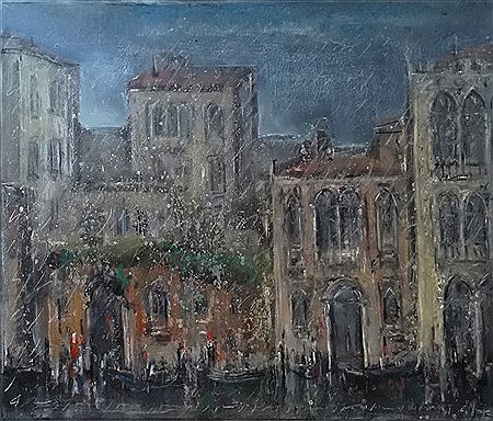 "Venice in the Rain"
