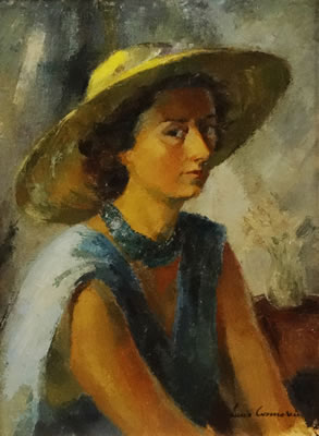 Sample artwork by Lucia Cosmescu Vasiliu (1916 - 1969), known for painting - View similar artists and auction records