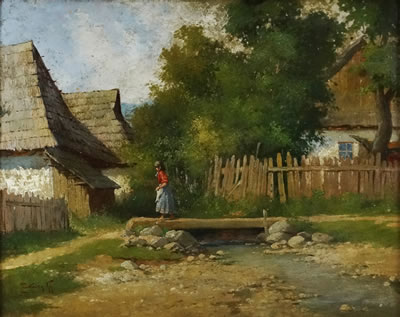 Sample artwork by Gyula Zorkoczy (1873 - 1932), known for painting - View similar artists and auction records