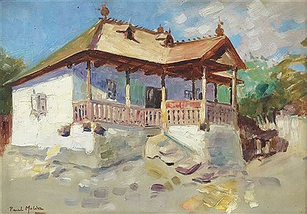 "Peasant House" by Paul Molda - Auction record, sale price, and art valuation. Compare with similar artists and explore comparable artworks.