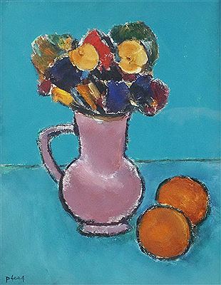 Sample artwork by Jon (Ion) Pacea (1924 - 1999), known for expresssionist painting, still life, coastal views, landscape - View similar artists and auction records