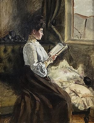 "Woman Reading"