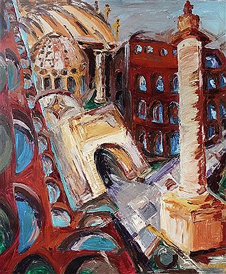 "Roma antica"- din ciclul Arhi-Rug
