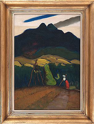 Around the Datelina by Milos Alexander Bazovsky - Auction record, sale price, and art valuation. Compare with similar artists and explore comparable artworks.