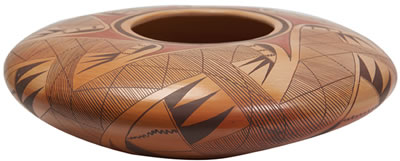 Sample artwork by Vernida Nampeyo (Born 1955), known for hopi native american pottery - View similar artists and auction records