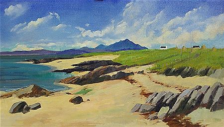COASTAL BEACH, WESTERN ISLES by John Mathison - Auction record, sale price, and art valuation. Compare with similar artists and explore comparable artworks.