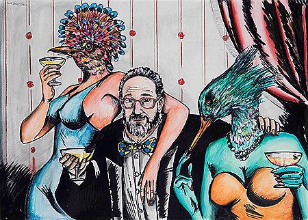 Lo storico d'arte Arturo Schwarz, 1991