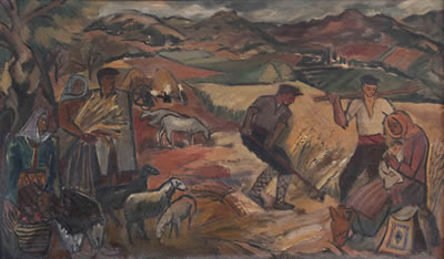 Sample artwork by Seref Bigali (1925 - 2005), known for painting - View similar artists and auction records
