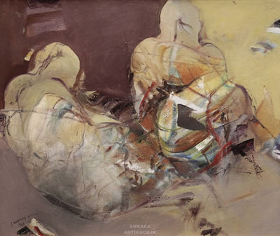 Figurative abstraction by Cuma Ocakli - Auction record, sale price, and art valuation. Compare with similar artists and explore comparable artworks.