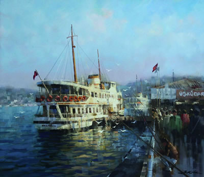 USKUDAR/ISTANBUL by Bulent Kilic - Auction record, sale price, and art valuation. Compare with similar artists and explore comparable artworks.