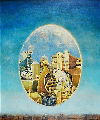 Sample artwork by Noe Nojechowiz (1929 - 1998), known for painting - View similar artists and auction records