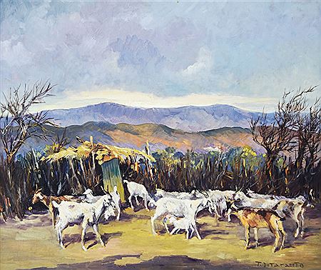 PAISAJE CON CABRAS by Tomas Ditaranto - Auction record, sale price, and art valuation. Compare with similar artists and explore comparable artworks.