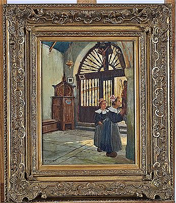"Deux enfants de l'Aven dans une chapelle" by Paul Pascal - Auction record, sale price, and art valuation. Compare with similar artists and explore comparable artworks.