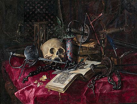 Vanité du Siècle d'or espagnol : "Lo Pasado" by Jose Maria Bracho Y Murillo - Auction record, sale price, and art valuation. Compare with similar artists and explore comparable artworks.