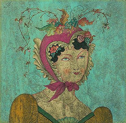 Portrait de jeune femme au chapeau