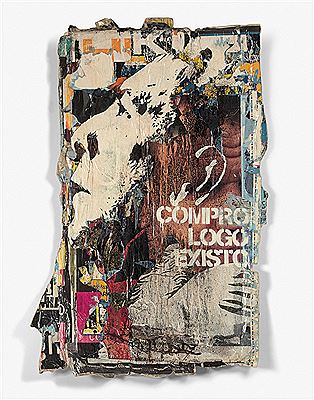 Sample artwork by Alexandre Farto (Born 1987), known for graffiti art - View similar artists and auction records