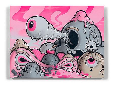 Sample artwork by Buff Monster (Born 1979), known for painting - View similar artists and auction records